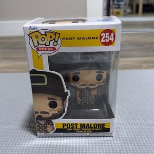 Funko Pop Rocks Post Malone Figure with Black and Tan